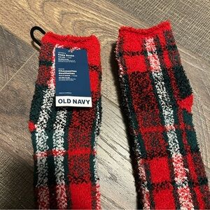 Old Navy Cozy Plaid Socks